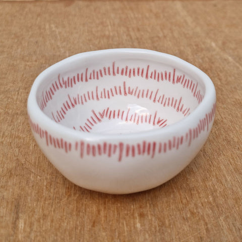 Carley Stripe Trinket Bowl