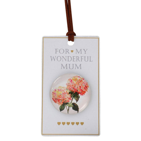 For My Wonderful Mum Floral Gift Fridge Magnet