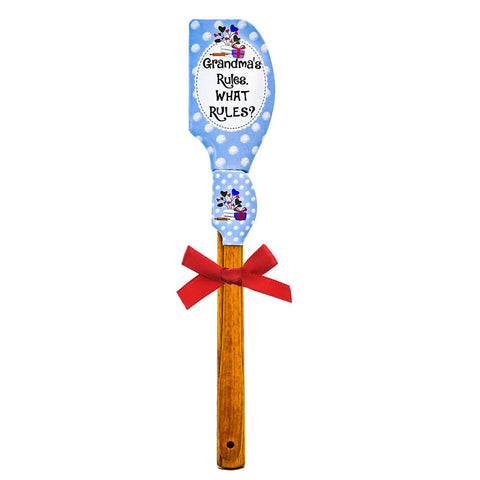 Grandma's Rules Set of 2 Silicone Spatulas