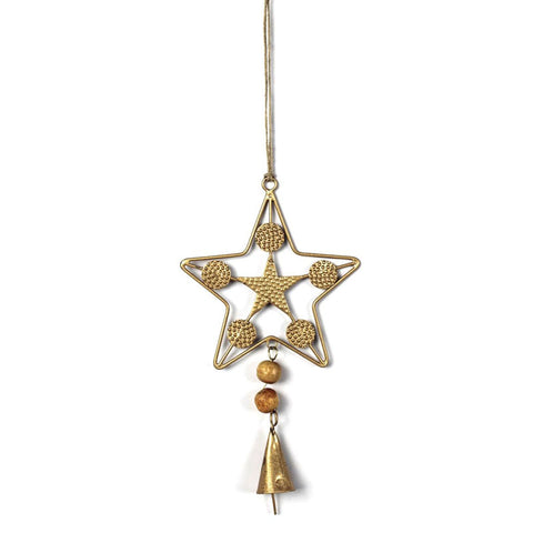 Hanging Star With Mini Circles & Beads