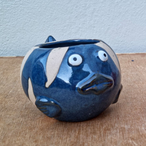 Fish Planter - Blue