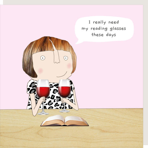 Rosie Made A Thing Card - Reading Glasses