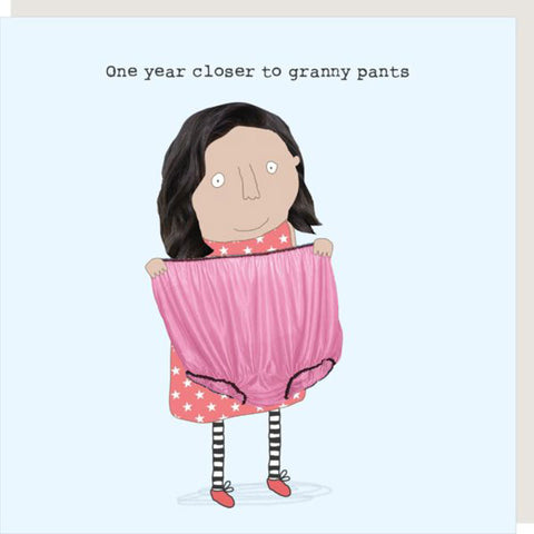 Rosie Made A Thing Card - Granny Pants