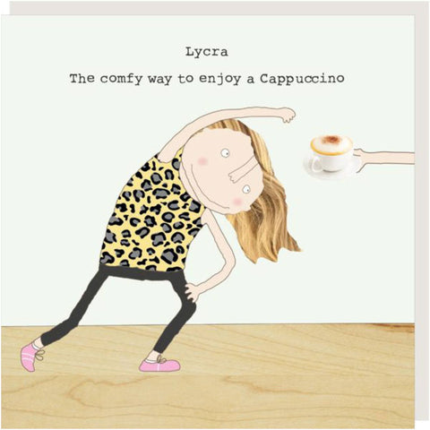 Rosie Made A Thing Card - Comfy Cappuccino