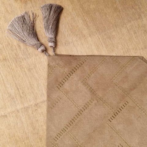 Taupe Table Runner