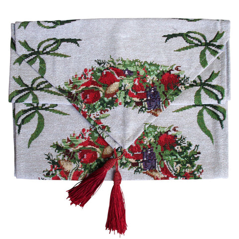 Christmas Table Runner - Wreath