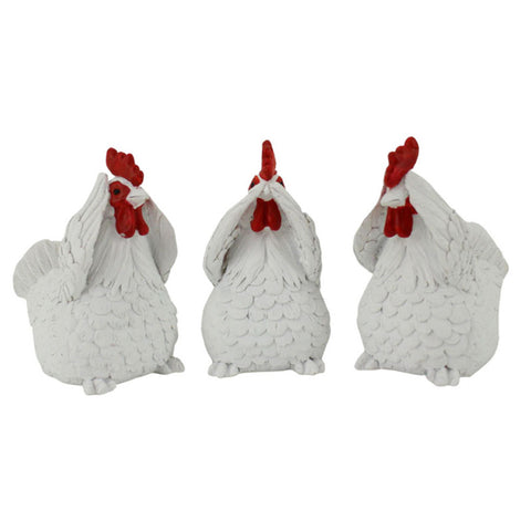 Three Wise Chickens