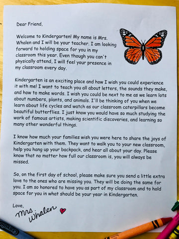 special-kindergarten-letter