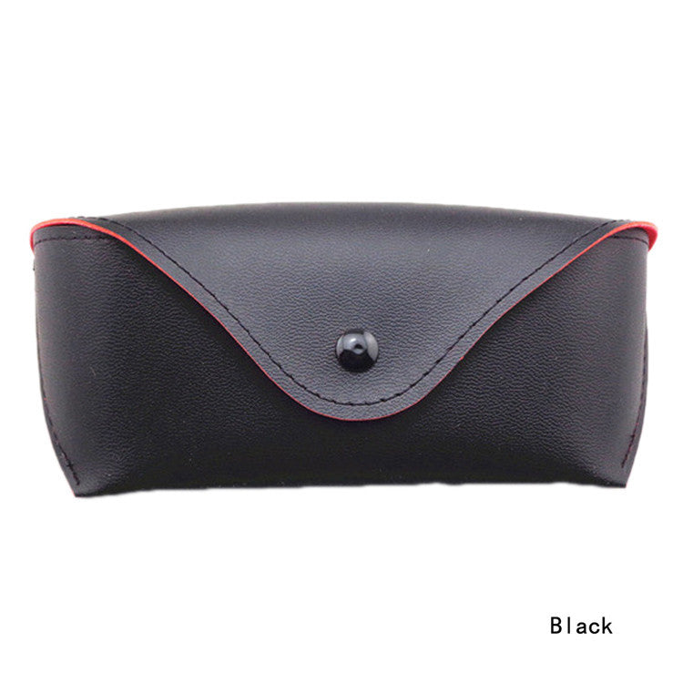 PU Leather Eyeglass Sunglasses Case Color Black