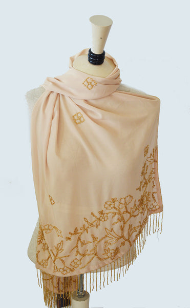 beaded scarf