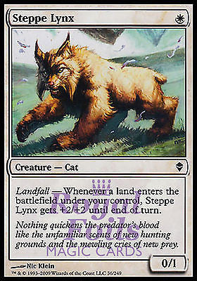**1x FOIL Steppe Lynx** ZEN MTG Zendikar Common MINT white **1x FOIL Steppe Lynx** ZEN MTG Zendikar Common MINT white