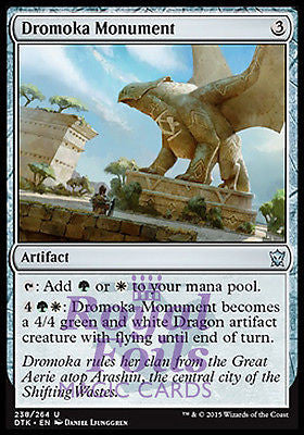 **4x FOIL Dromoka Monument** DTK MTG Dragons of Tarkir Uncommon MINT artifact **4x FOIL Dromoka Monument** DTK MTG Dragons of Tarkir Uncommon MINT artifact