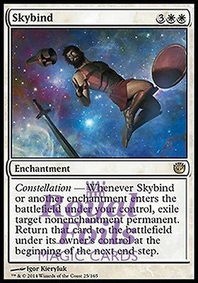**2x FOIL Skybind** JOU MTG Journey Into Nyx Rare MINT white **2x FOIL Skybind** JOU MTG Journey Into Nyx Rare MINT white