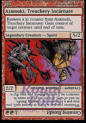 **3x FOIL Azamuki Treachery Inc // Cunning Bandit MTG Betrayers Kamigawa Uncommon MT **3x FOIL Azamuki Treachery Inc // Cunning Bandit MTG Betrayers Kamigawa Uncommon MT