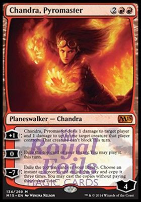FOIL Chandra Pyromaster from the M15 Core – Foils Cards