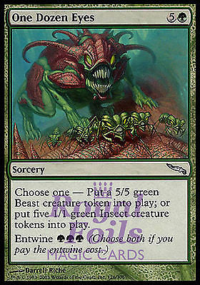 **3x FOIL One Dozen Eyes** MDN MTG Mirrodin Uncommon MINT green **3x FOIL One Dozen Eyes** MDN MTG Mirrodin Uncommon MINT green