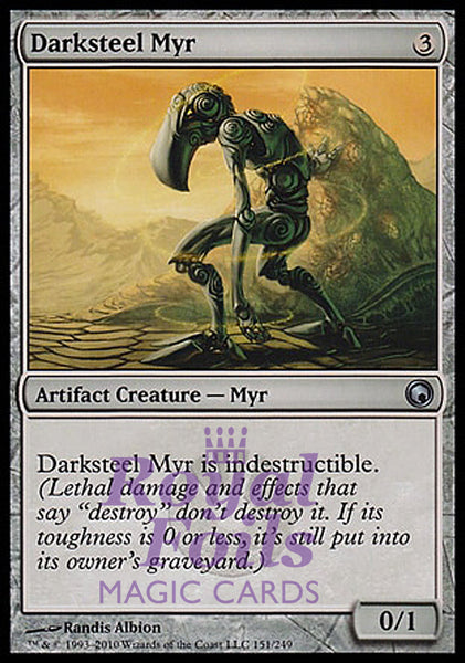 FOIL CHINESE BELLOWING TANGLEWURM Scars Of Mirrodin SOM Magic MTG MINT CARD