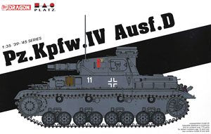 1/35 scale model Dragon 6873 Pz.Kpfw.IV Ausf.D (No. 4 tanker type D) 1/35 scale model Dragon 6873 Pz.Kpfw.IV Ausf.D (No. 4 tanker type D)