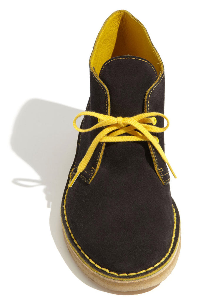 mustard color flat shoes