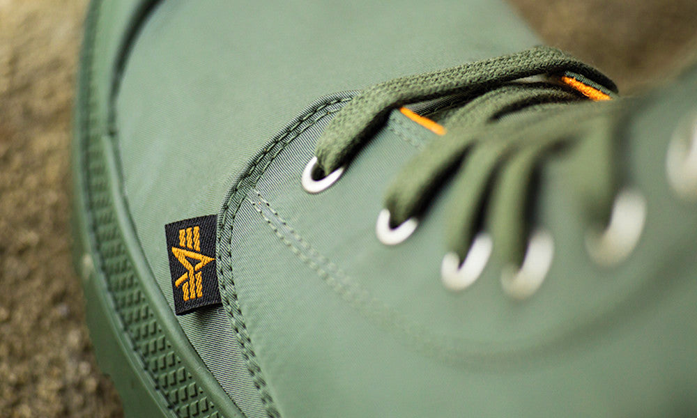 sage green boot laces
