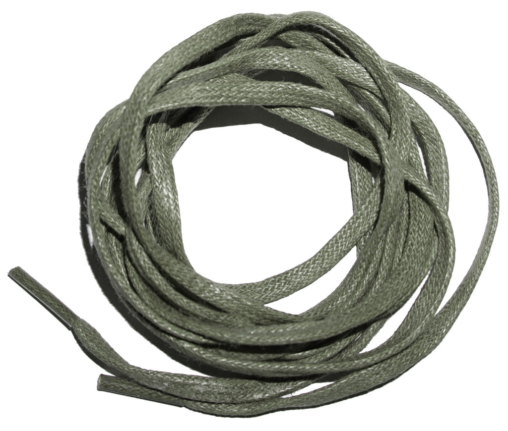 olive green shoe laces