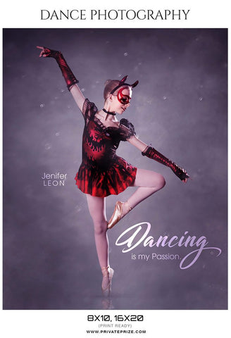 Dance photography template