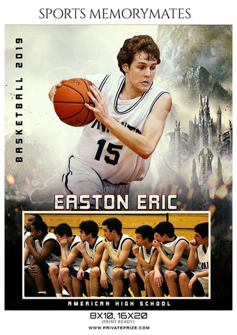 Basketball sports photography template