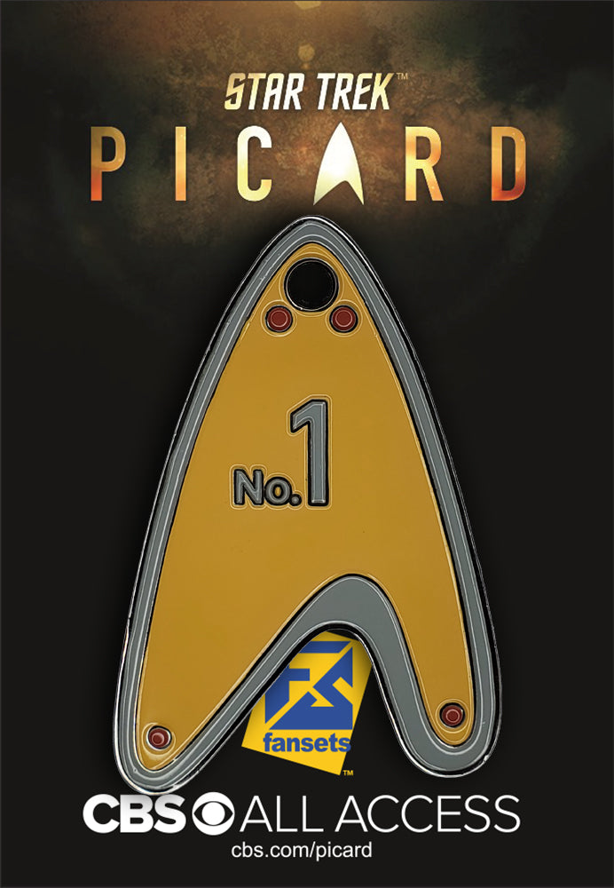 Star Trek Picard #1 DOG TAG Pin 2019 