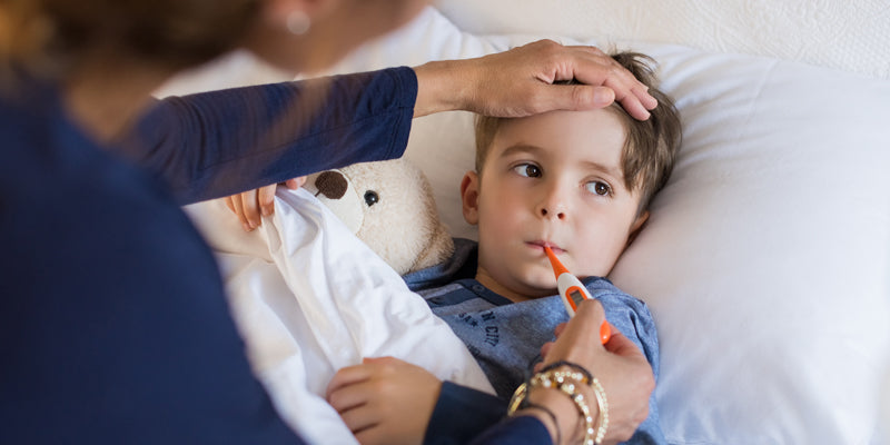 mother with sick child