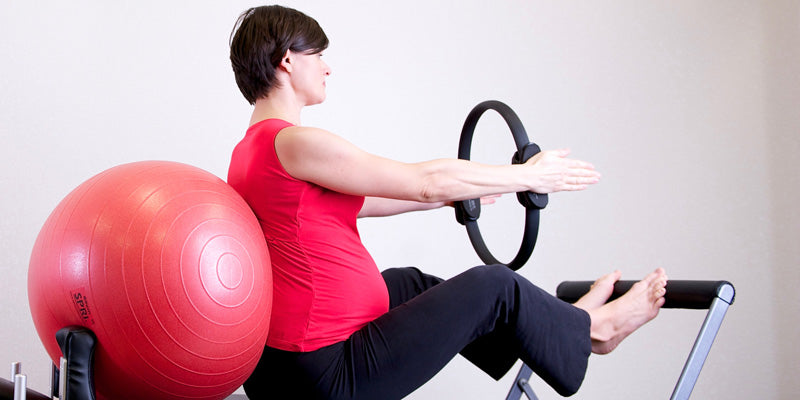 pregnant woman exercising