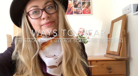 How to tie a scarf video 