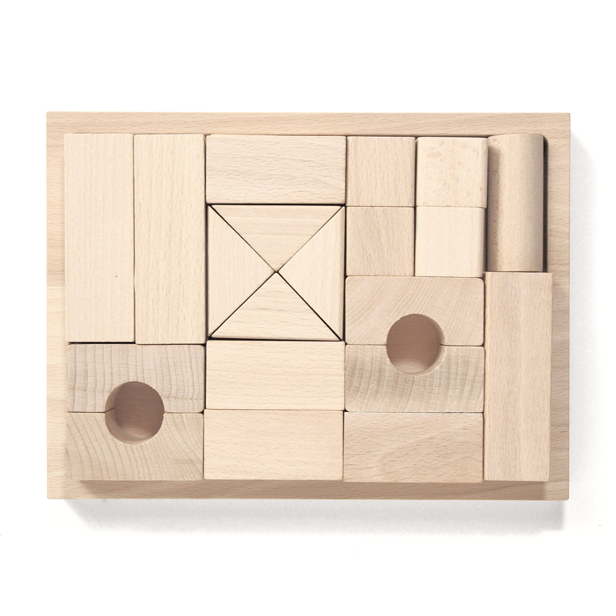 natural wooden blocks