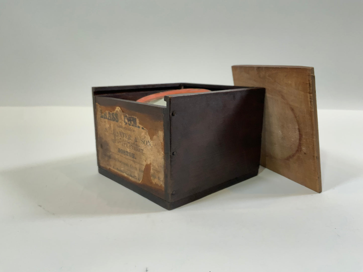 Nineteenth Century Boxed Compass by "Thaxter"