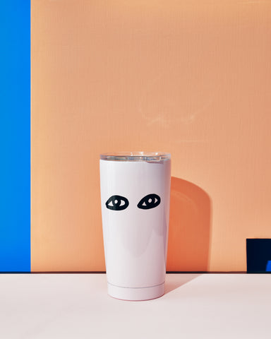 Clare V. x Anthropologie White with Black Eyes Tumbler