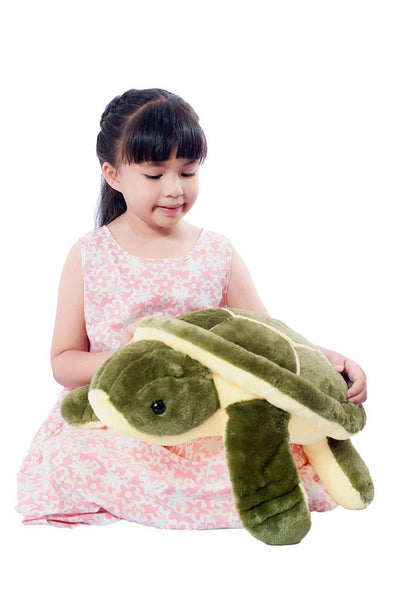 large turtle stuffed animal