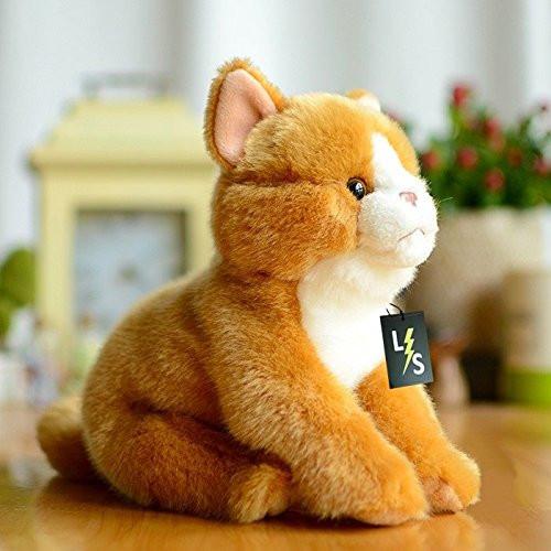 realistic kitten stuffed animal