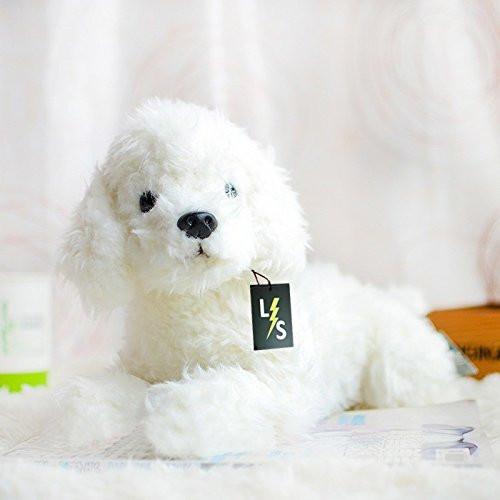 white poodle stuffed animal