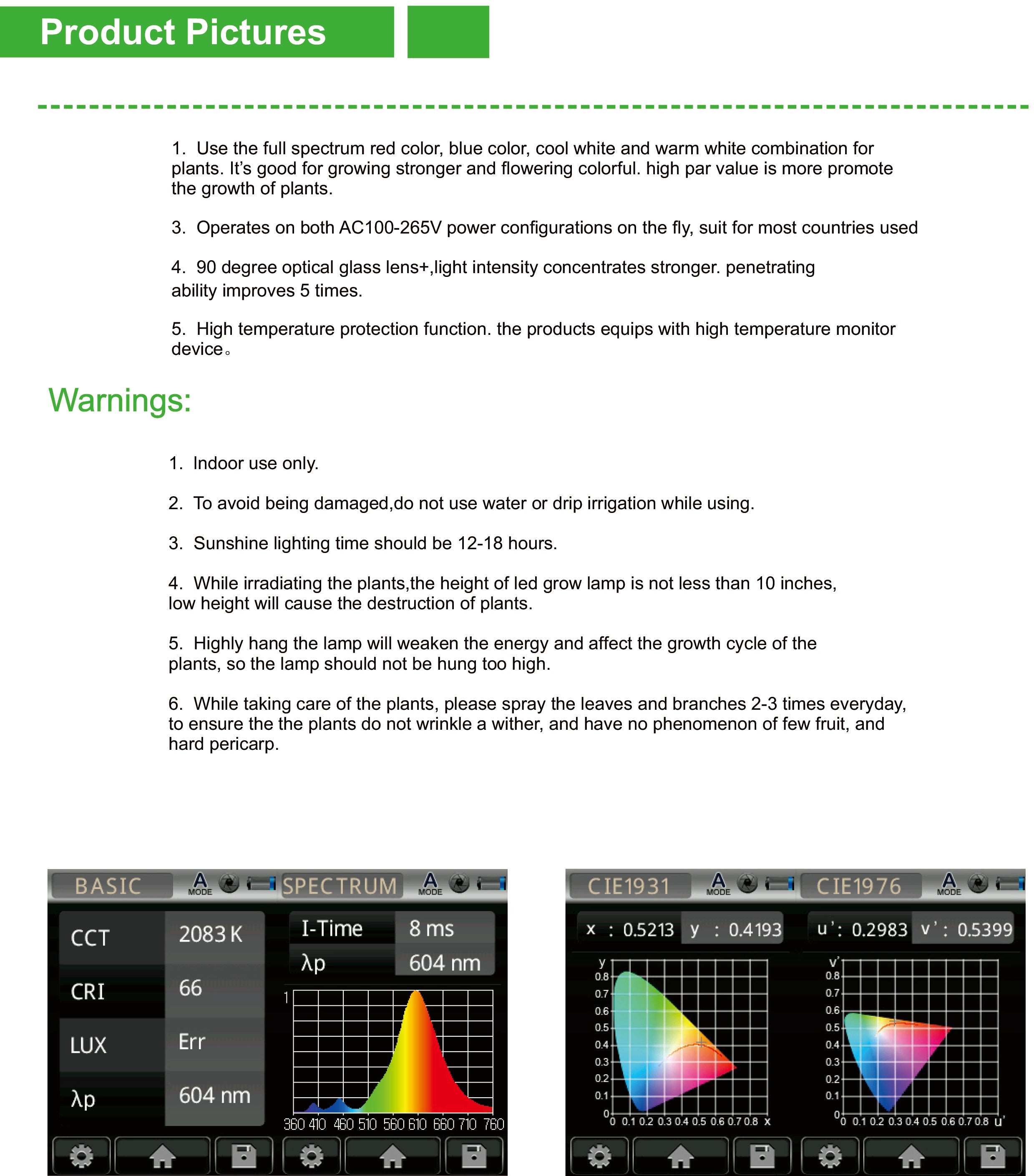 Grow light led