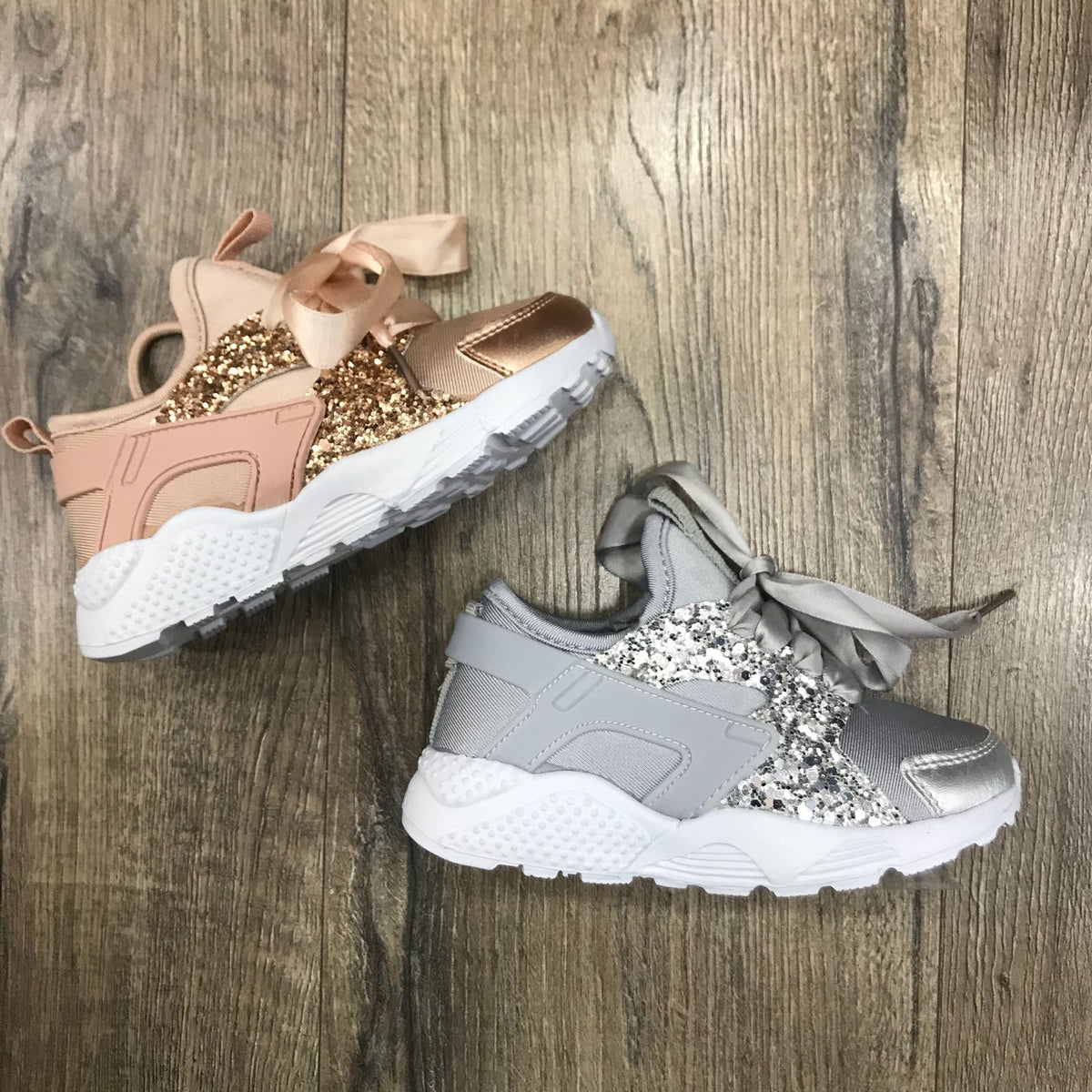 glitter huaraches