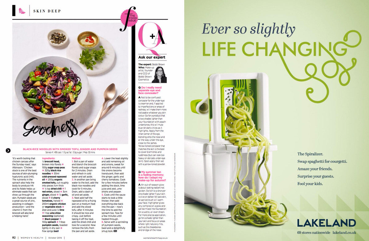 Feed your face by Women's Health featuring Bonnie Stowell, founder of Spring Green