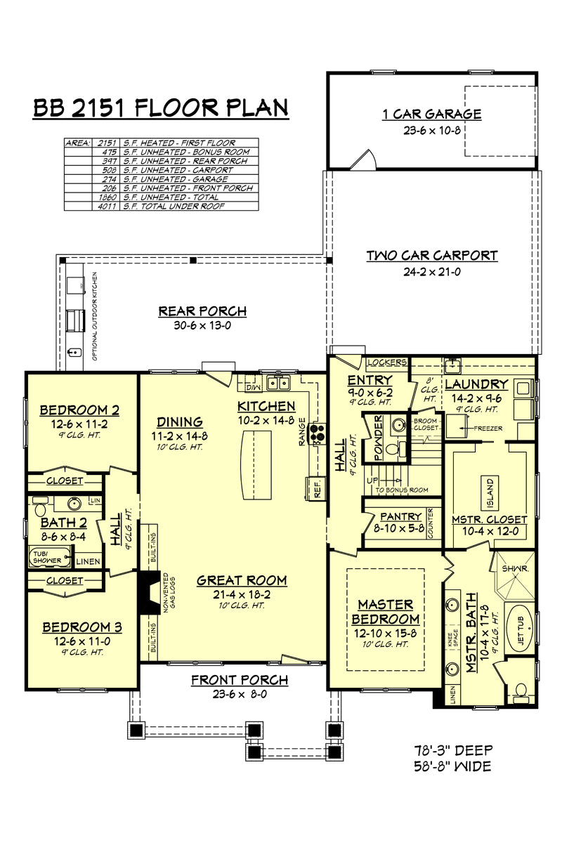 House Plan Zone Presents our Newest House Plan BB2151!!!