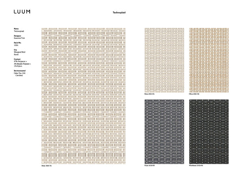 TECHNOPLAID SAMPLE CARD
