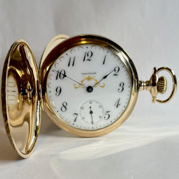 waltham gold watch value