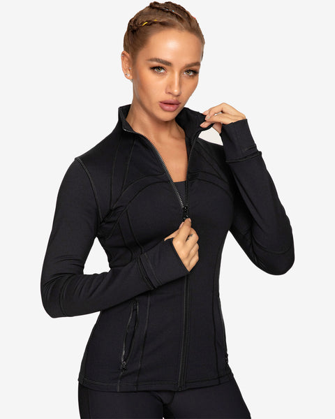 Soft jacket with chest line 60927 – QUEENIEKE
