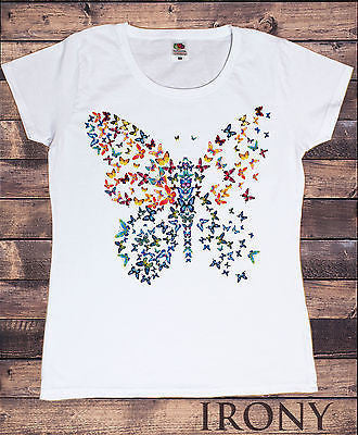 butterfly t shirt ladies