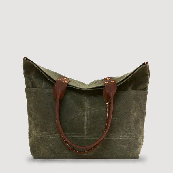 Waxed Canvas Workers Tote Bag | Made in USA | Workers Supply