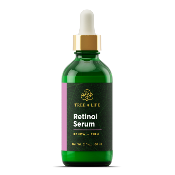 Retinol Serum with Botanical Hyaluronic Acid for Wrinkles and Dark Spots | Renew + Firm