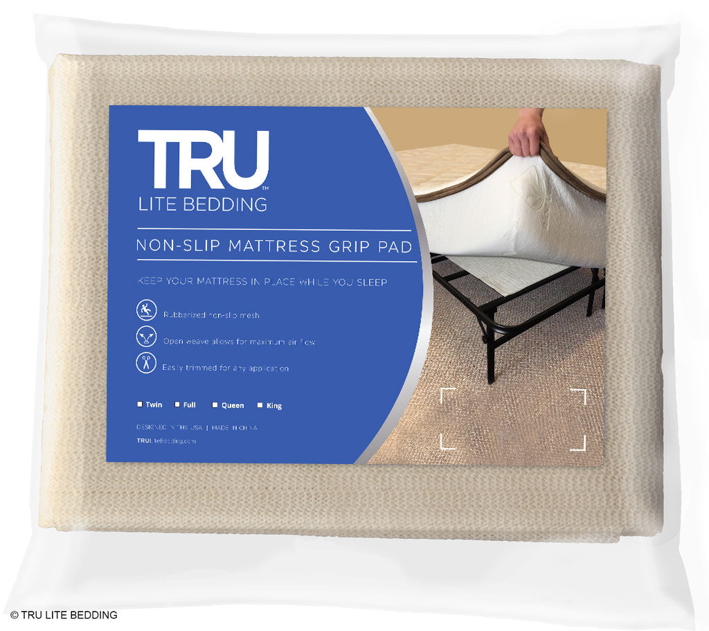Mattress Grip Pad - Bed and Box Spring Gripper - Trim Fit TruLiteHome