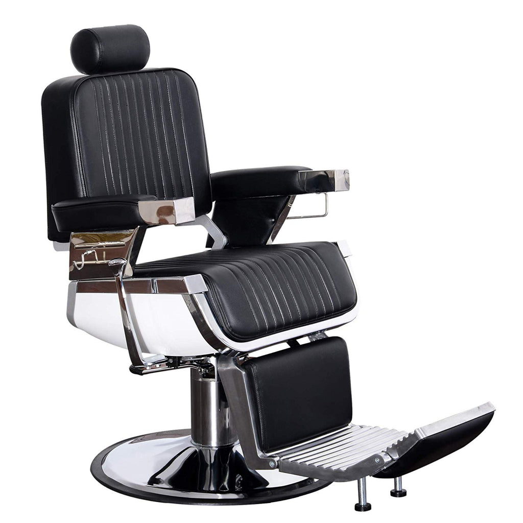 Barberpub Vintage Hydraulic Barber Chair Aluminum Alloy All Purpose Salon Beauty Spa Chair Styling Equipment 2009