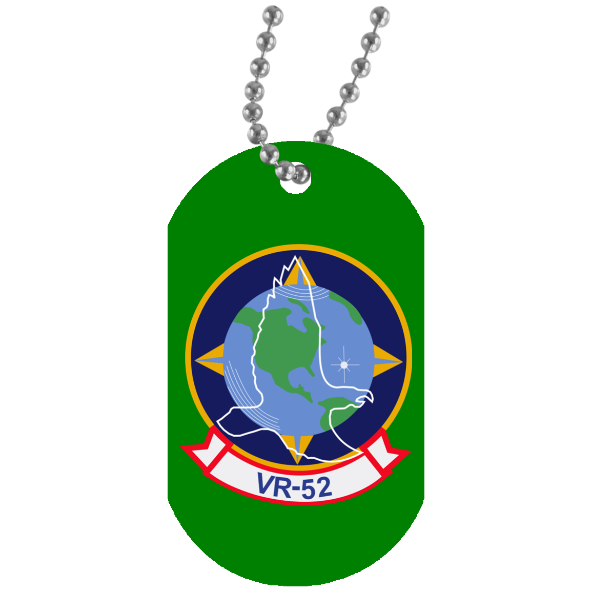 VR 52 1 White Dog Tag